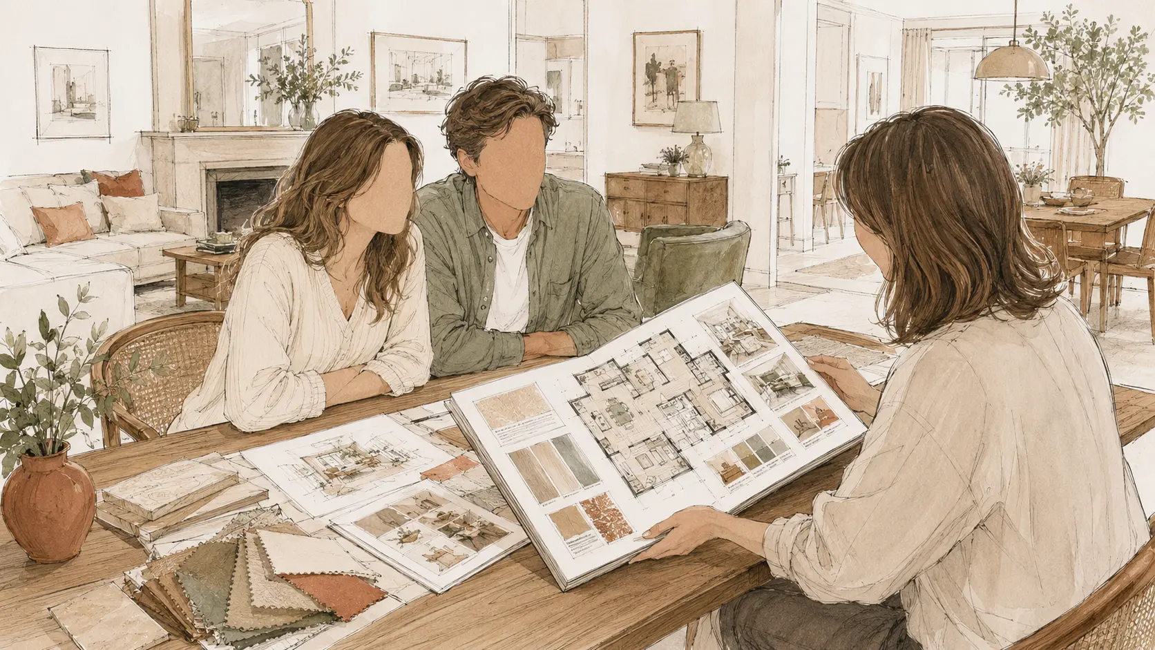 projet déco - croquis couple deleguer projet deco complet mulhouse