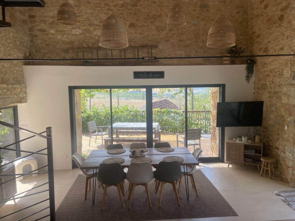 - salle a manger rotin